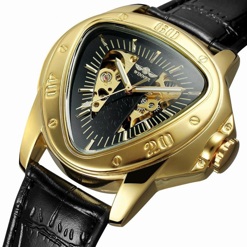 Hollow triangle men's Automatic Watch