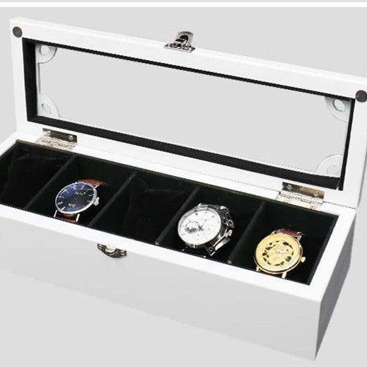 High-End Watch Box Single Row Five-Pack Sunroof Watch Display Box