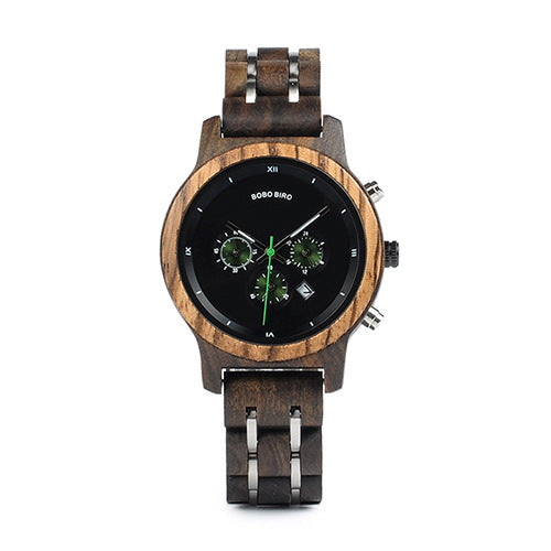 Reloj de madera para hombre