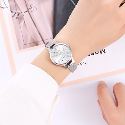 Women's Alloy Mesh Band Quartz Watch