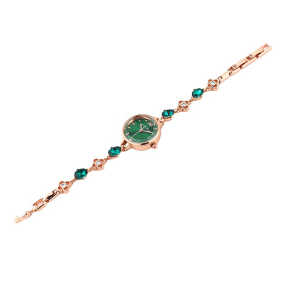 Reloj verde pequeño, sencillo y elegante, reloj de pulsera para mujer, reloj de regalo, reloj de jade