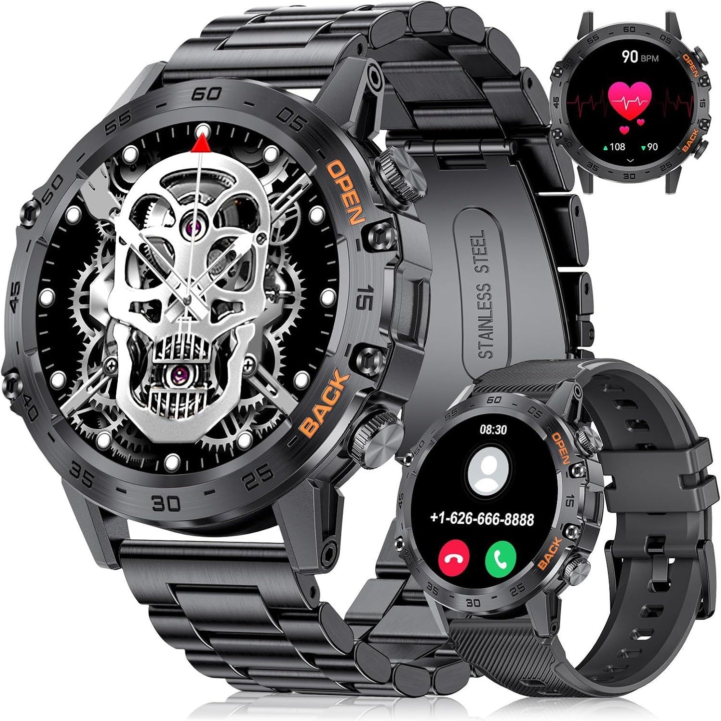 Reloj inteligente con llamadas Bluetooth K52 Modo de espera ultralargo