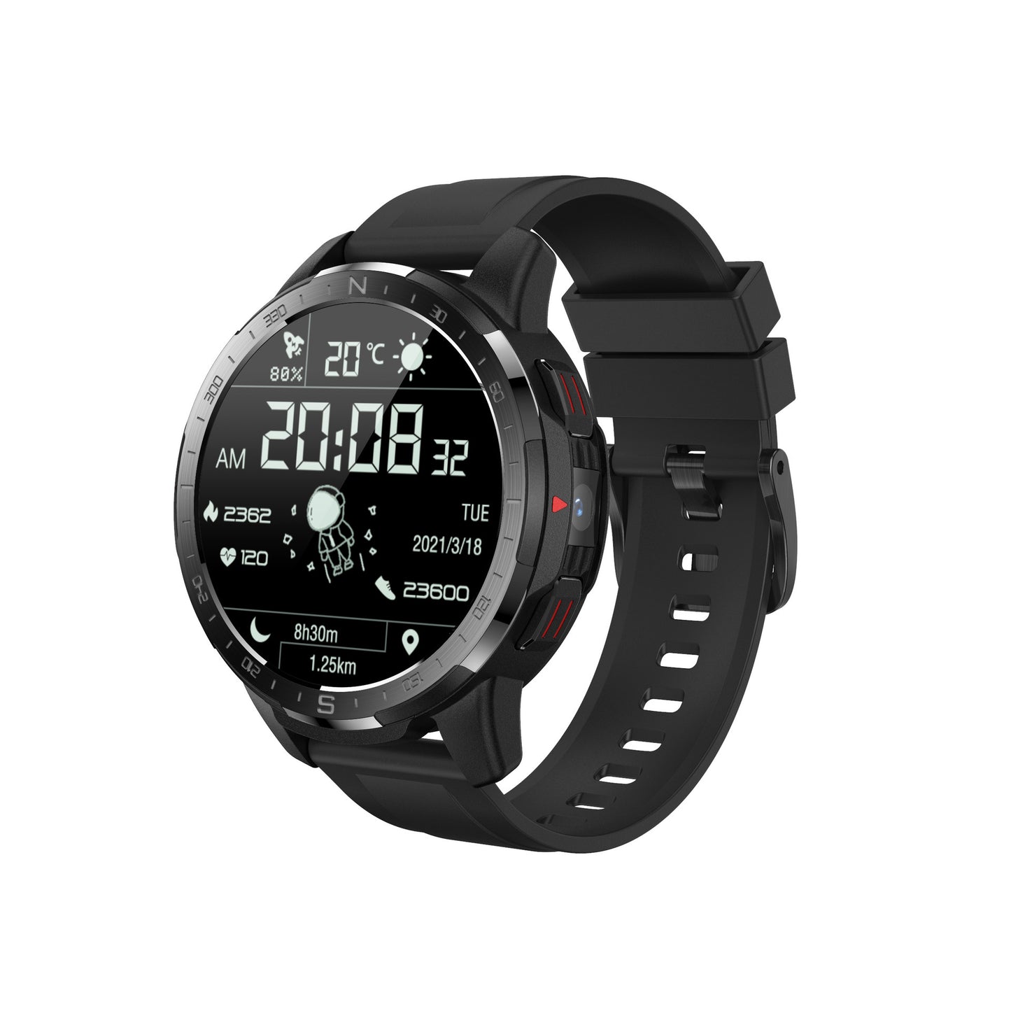 CT08 Multi-function Dual System Single Camera Smart Watch