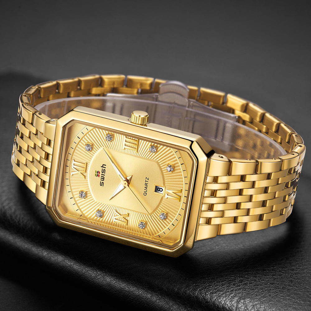 Rectangular men's Quartz Watch