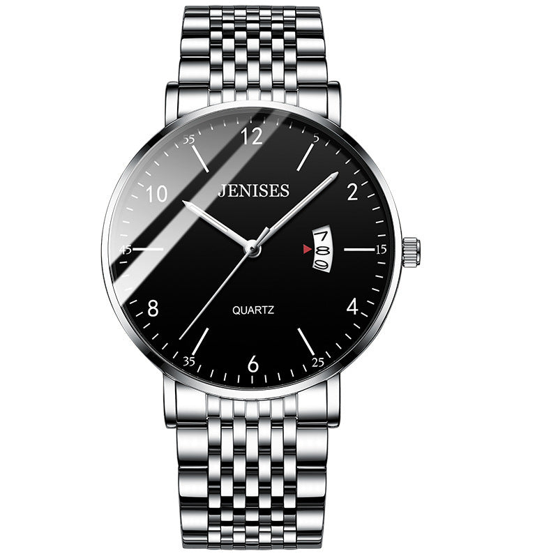 Nuevo reloj de cuarzo informal de negocios para hombre.