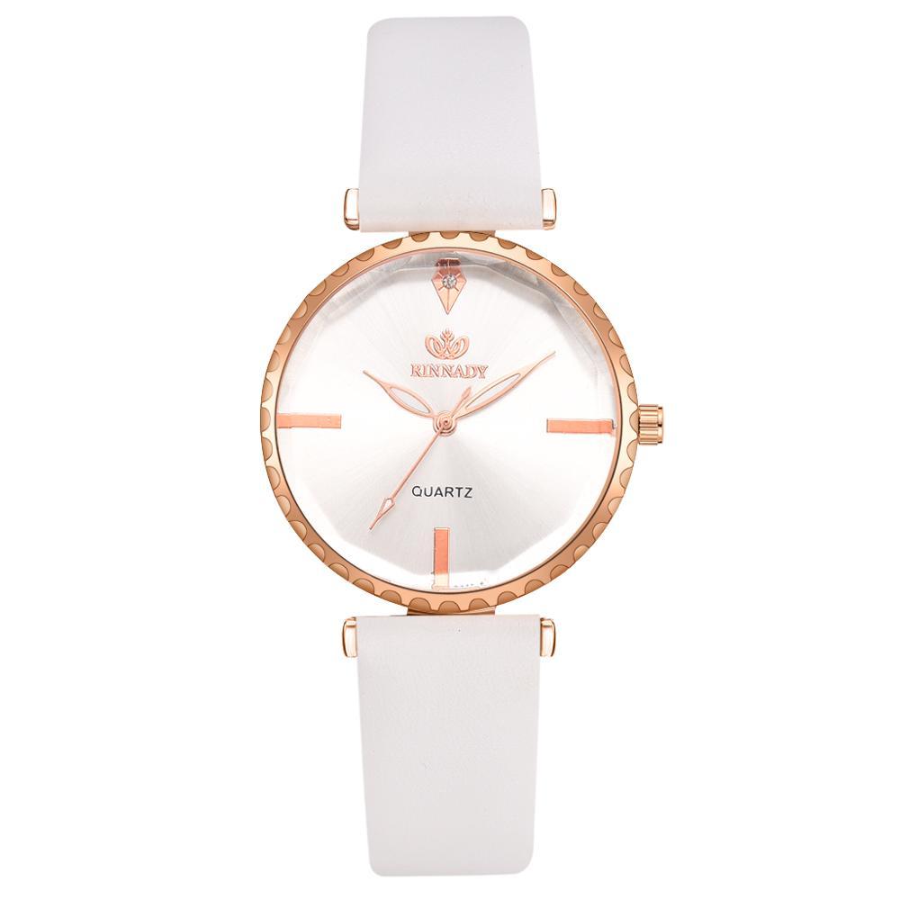 Women's strap watch with diamonds