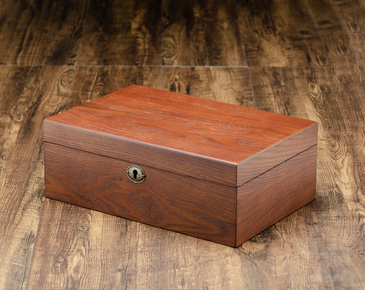 European Style Wooden Watch Bracelet Storage Box