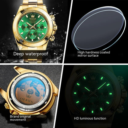 Luminous Waterproof Multifunctional Men's Watch