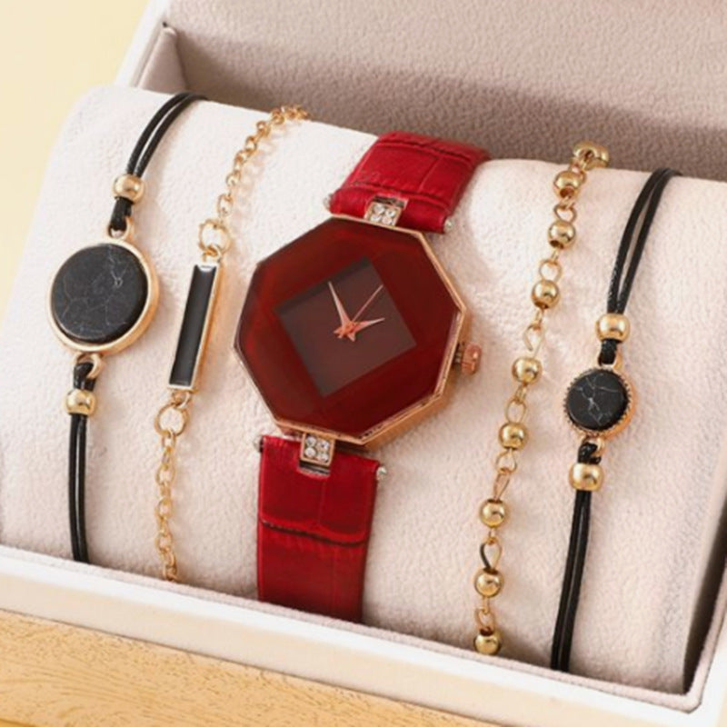 Conjunto de relojes de moda para mujer