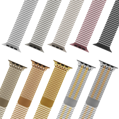 Watch Strap Stainless Steel Loop Magnetic Metal