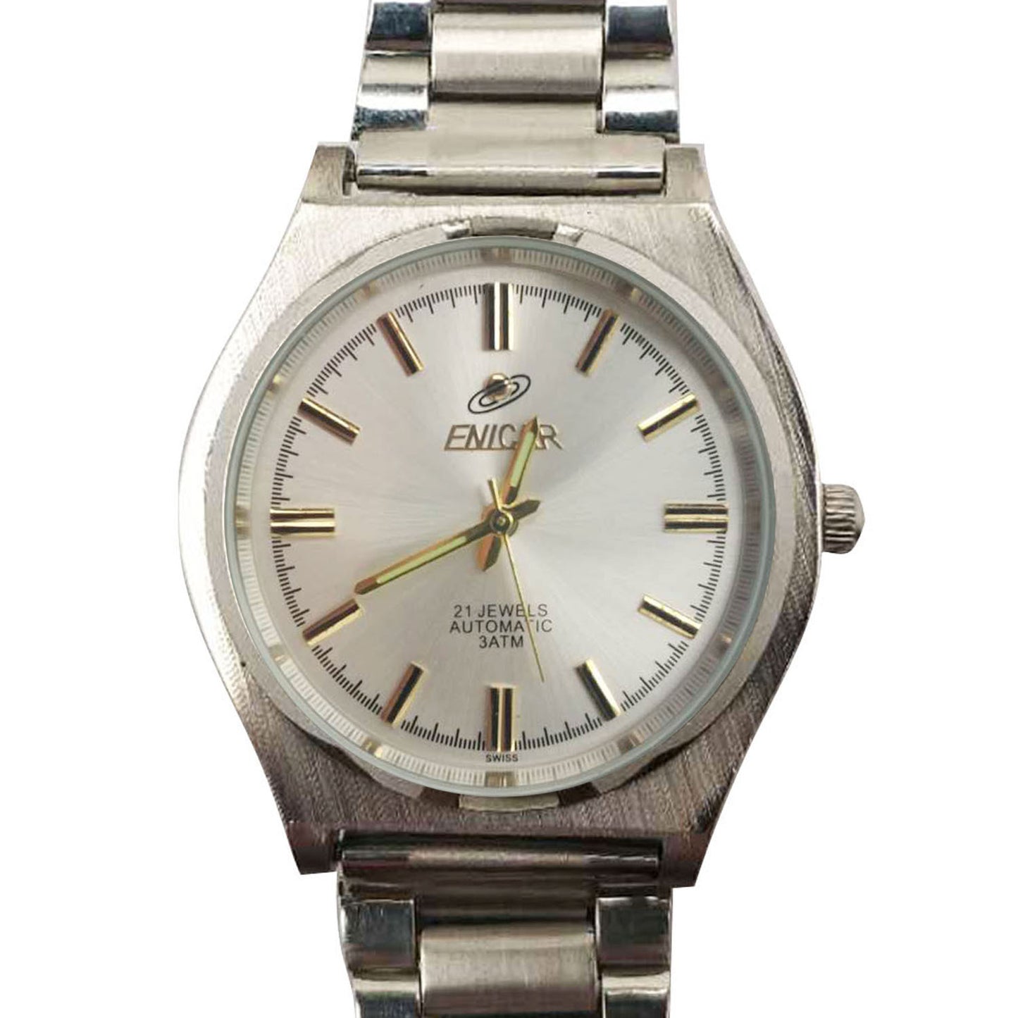 Inger 3 star stainless steel double calendar electronic watch
