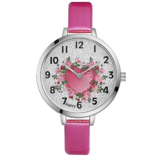 Reloj de cuarzo de la serie Love