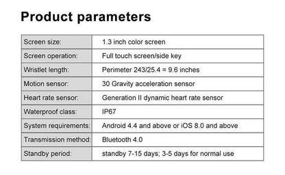 P8 smart bracelet