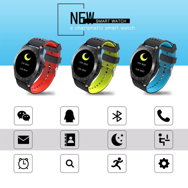 Bluetooth Heart Rate Heartbeat Step Watch