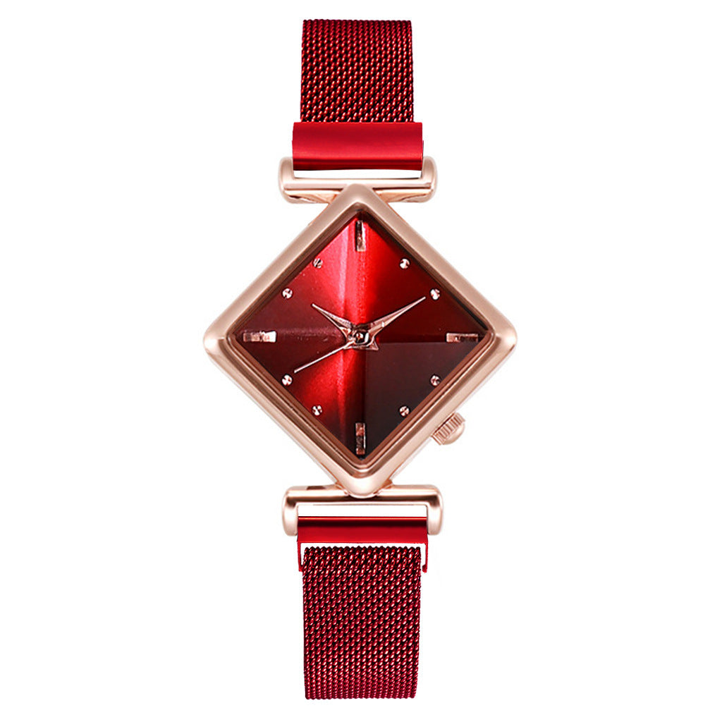 Pulsera de reloj de diamantes