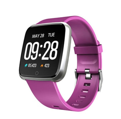 Y7 color screen smart bracelet Q3 steel belt large screen IP68 waterproof step counter heart rate information push foreign trade explosions hot sale