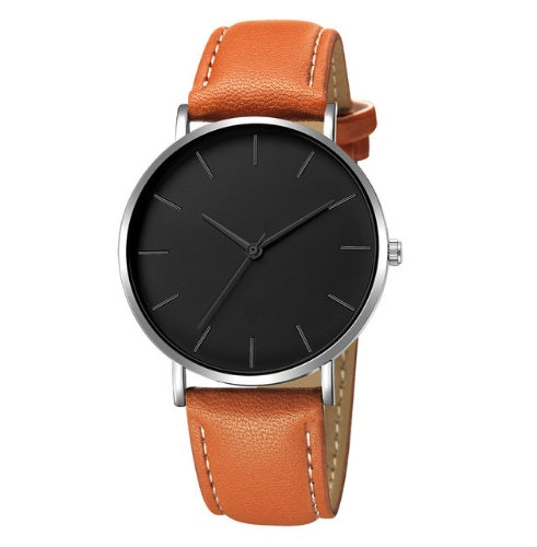 Personality fashion twelve nails men and women belt watch