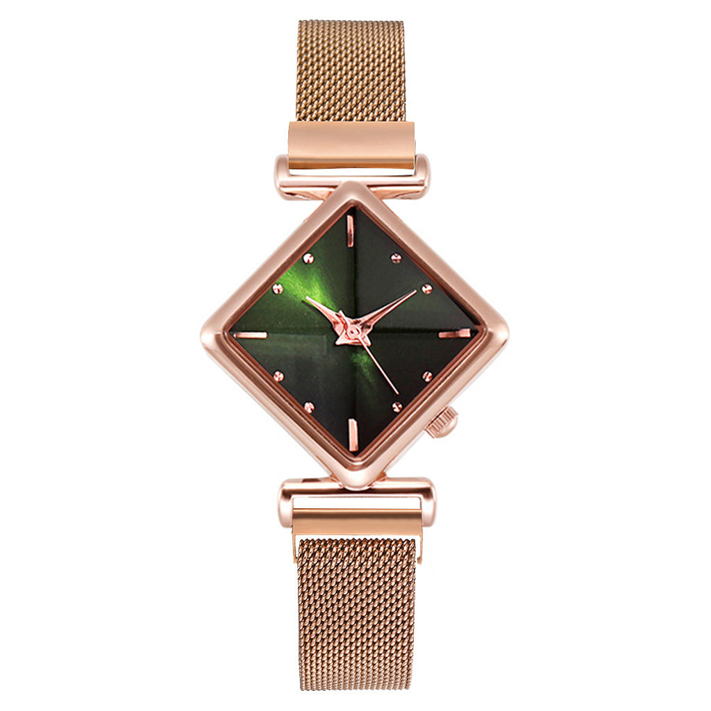 Pulsera de reloj de diamantes