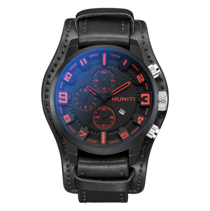 Reloj de negocios para hombre Reloj de cuarzo Reloj con cinturón para hombre Reloj deportivo resistente al agua