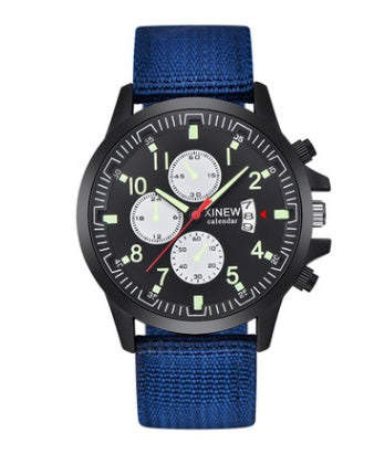 Relojes de marca para hombre, reloj deportivo militar con correa de nailon a la moda