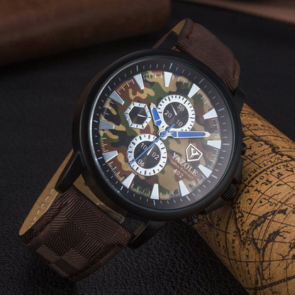 Reloj de correa reloj militar camuflaje