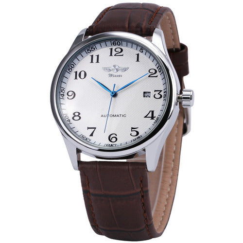 Reloj de negocios para hombre de acero inoxidable simple y moderno