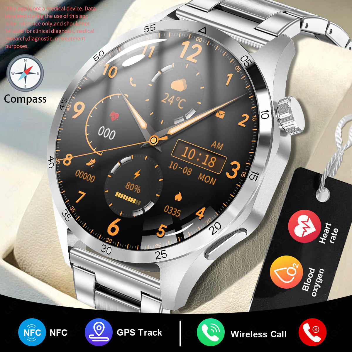 Sport Smart Watch Bluetooth Calling Waterproof