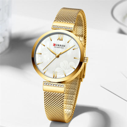 Women's Fashion Alloy Quartz Simple Watch