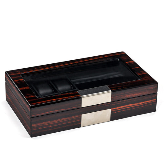 Watch storage box ebony exquisite classical storage