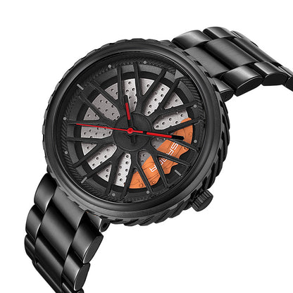 Waterproof quartz watch