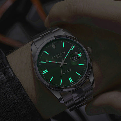 Reloj de cuarzo automático de moda para hombre