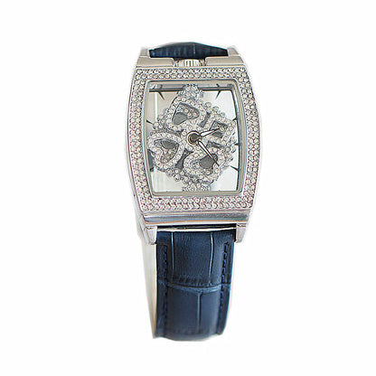 Ladies Fashion Waterproof Flower Diamond Watch