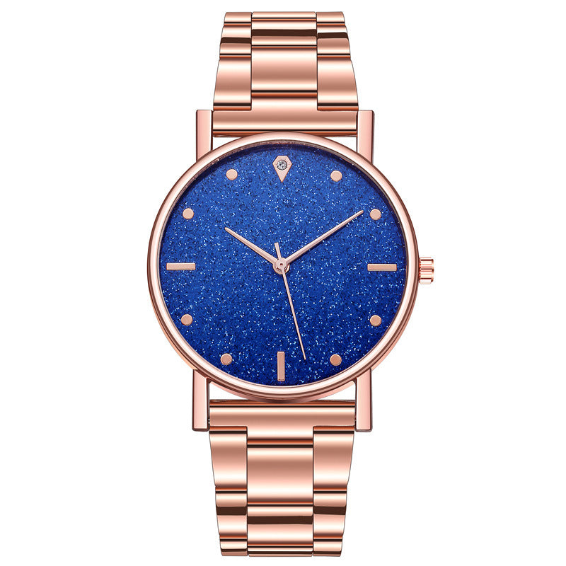 Reloj de cuarzo con cielo estrellado
