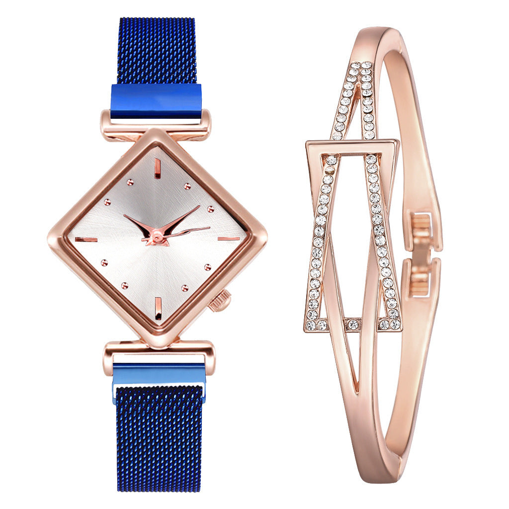 Pulsera de reloj de diamantes