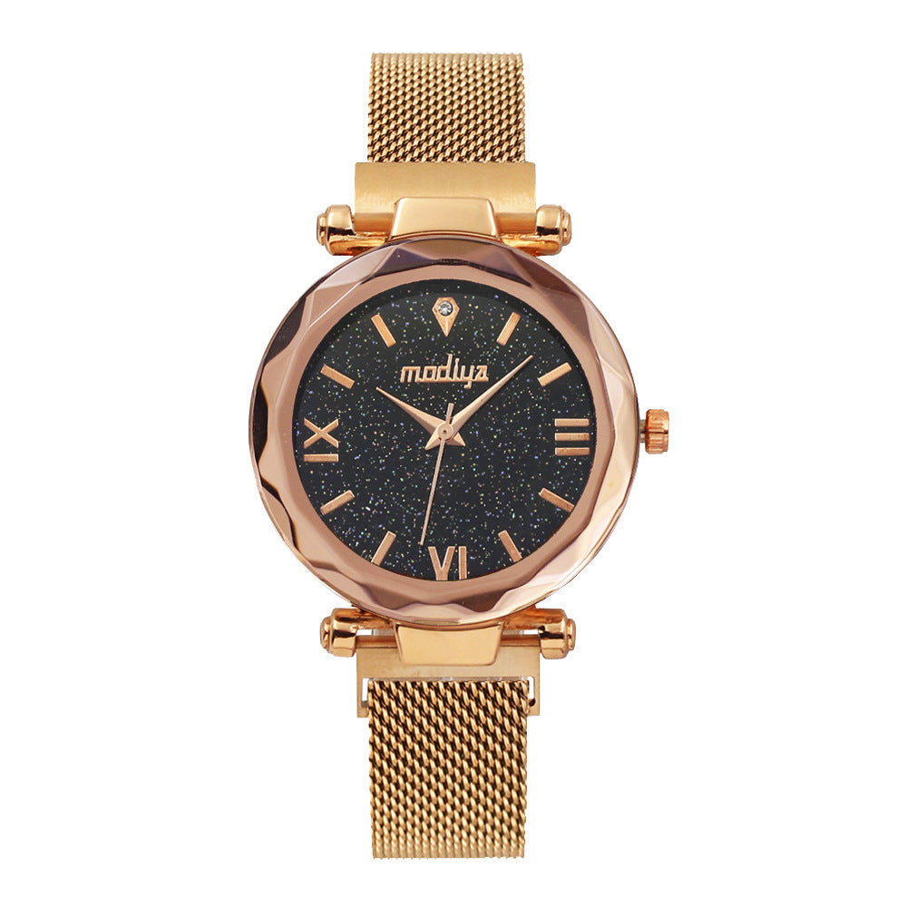 Reloj de cuarzo para mujer, conjunto de pulsera y reloj