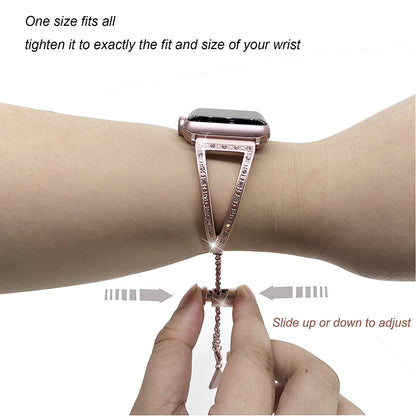 Compatible withDiamond watch strap