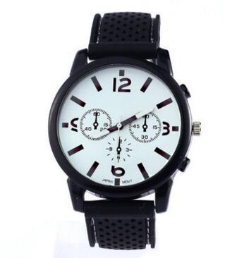 Reloj deportivo con concepto de coche de tres ojos para hombre, reloj de moda para hombre, reloj de venta caliente al por mayor