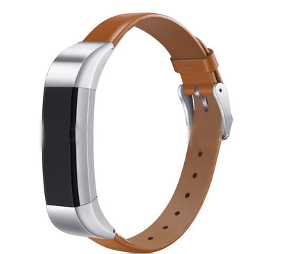 Correa de cuero para pulsera inteligente de frecuencia cardíaca Fitbit Alta Alta HR