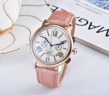 6-pin running seconds business watch
