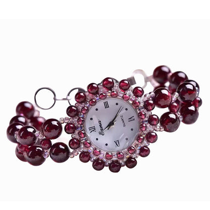 Reloj pulsera granate