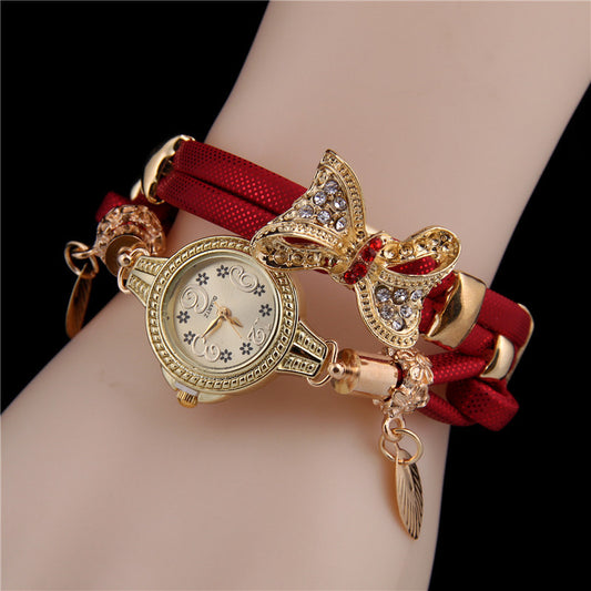 Reloj pulsera pulsera lazo