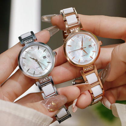 Elegant All-match Fashion Trendy Simple Special Interest Light Luxury Quartz Watch