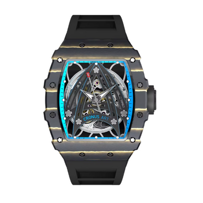 CRONUSART Apollo Carbon Fiber Series Luxury Automatic Mechanical Watch