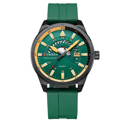 Reloj de cuarzo con cinta informal de moda para hombre