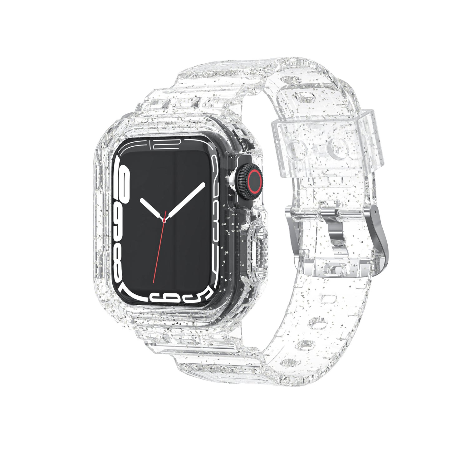 Reloj con correa transparente integrada Glaciar