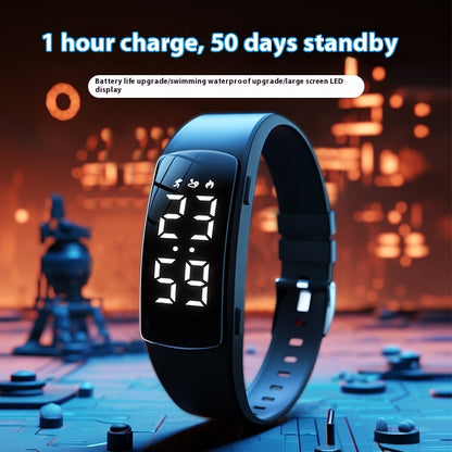 Vibration Alarm Clock Smart Waterproof Electronic Watch