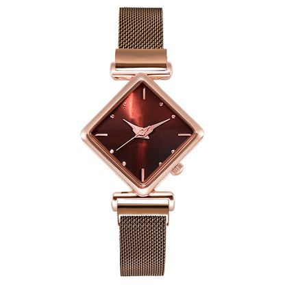 Pulsera de reloj de diamantes