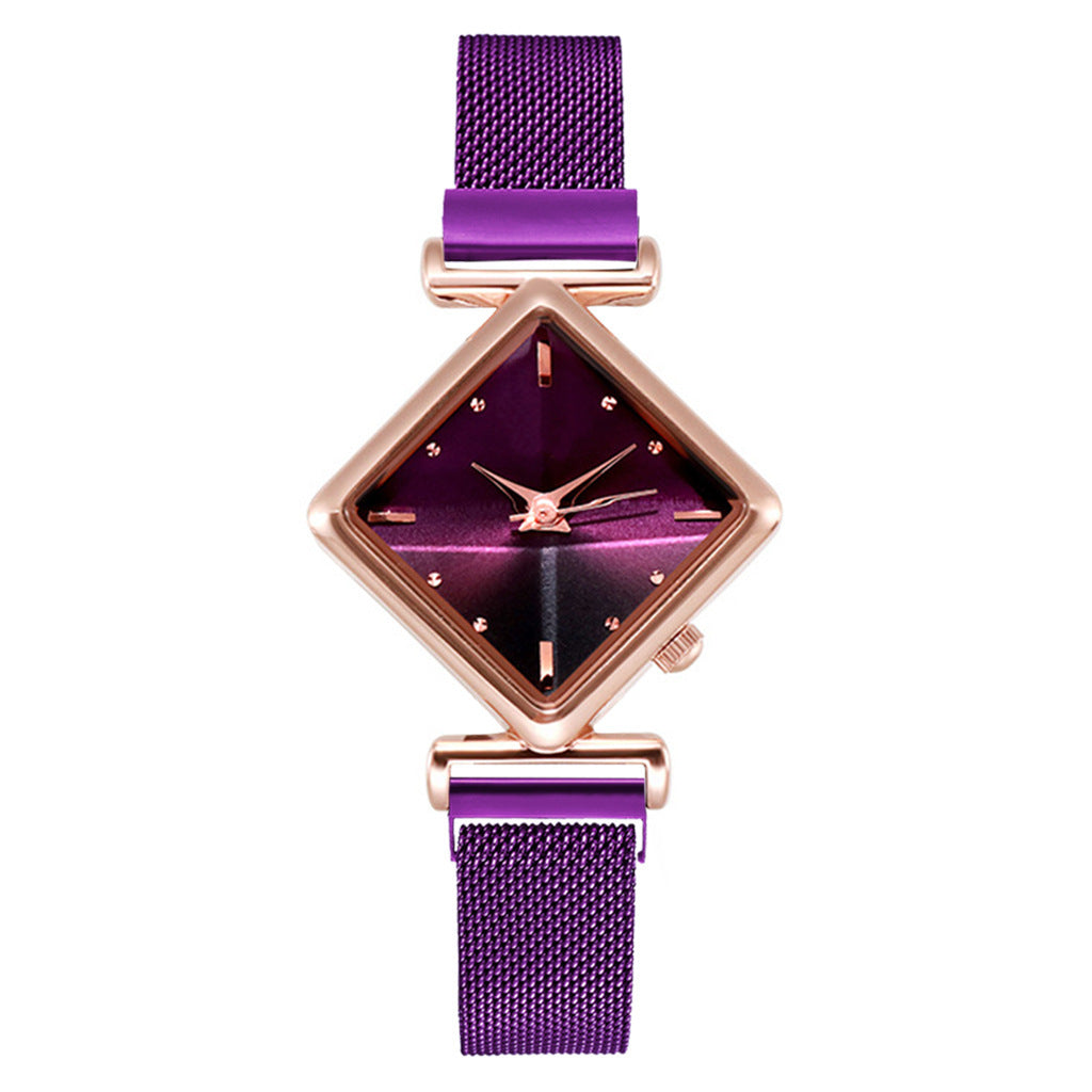 Pulsera de reloj de diamantes