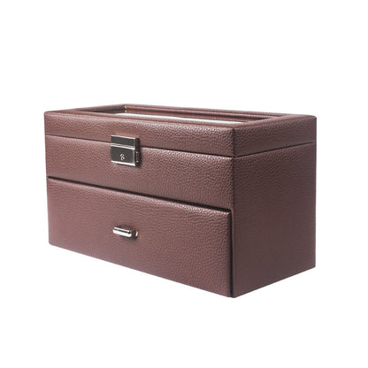 Watch Display Box Classic Black Brown Two Color Watch Box