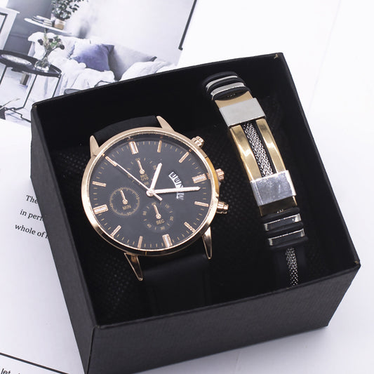 Foreign trade men's two-piece watch set